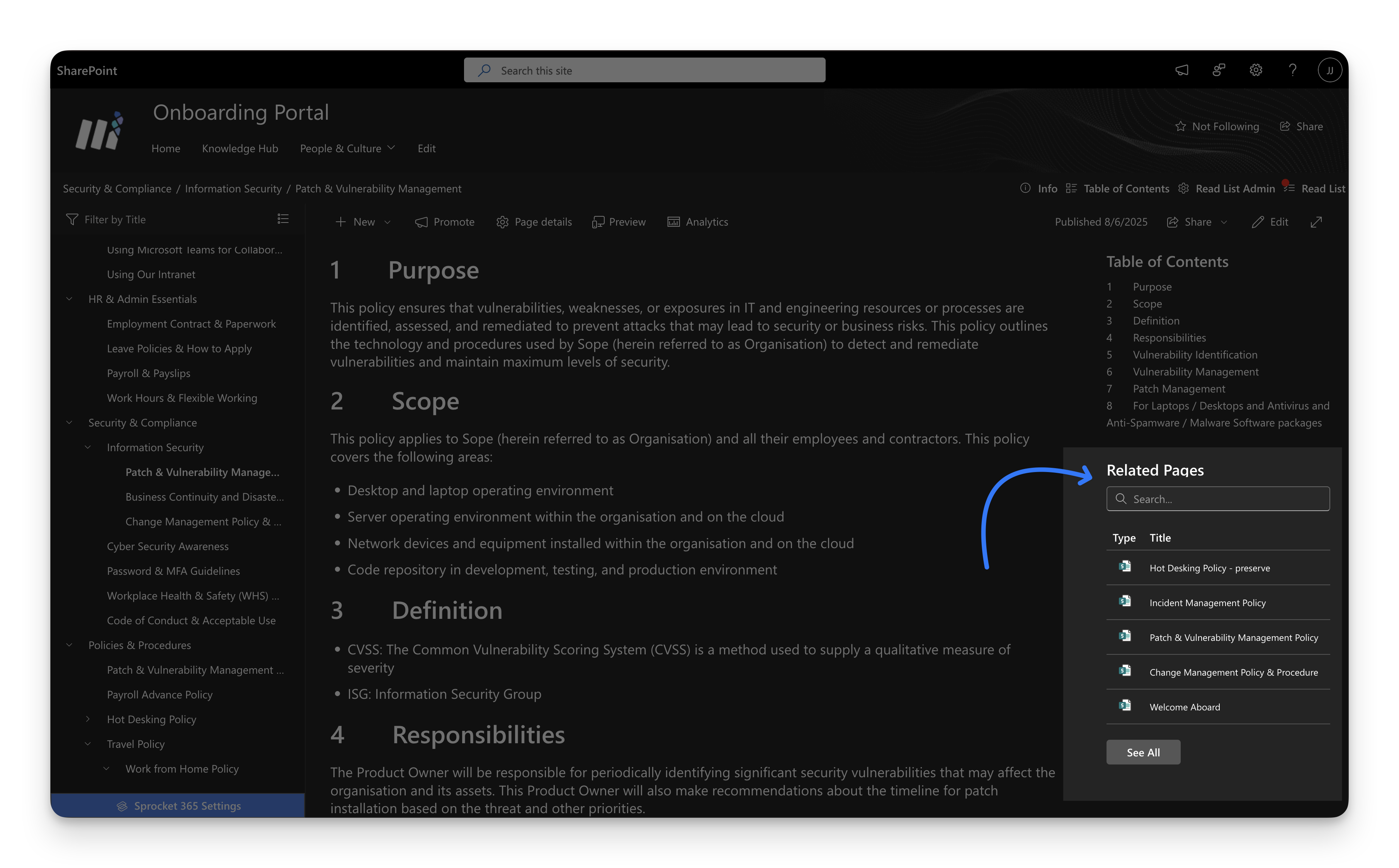 Related Pages with Documents Web Part